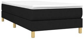 ΠΛΑΙΣΙΟ ΚΡΕΒΑΤΙΟΥ BOXSPRING ΜΑΥΡΟ 90 X 200 ΕΚ. ΥΦΑΣΜΑΤΙΝΟ 3120584