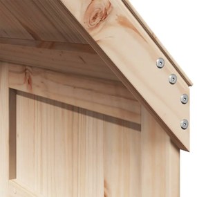 vidaXL Οροφή Κρεβατιού Παιδική 60x99x139,5 εκ. από Μασίφ Ξύλο Πεύκου