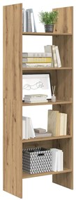 vidaXL Βιβλιοθήκη artisan δρυς 60 x 35 x 180 εκατοστά