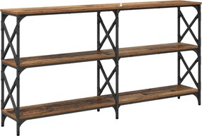 vidaXL Τραπέζι κονσόλας Παλιό ξύλο 156 x 28 x 80,5 εκ.
