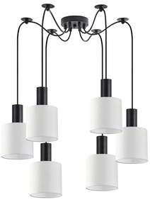 Φωτιστικό Οροφής Πολύφωτο Homelighting 77-8506 Black/White