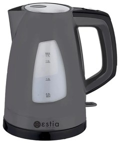 Βραστήρας Ηλεκτρικός Aroma 06-10089 1.7Lt 2200W Grey Estia Πλαστικό