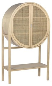 Σκευοθήκη DKD Home Decor Φυσικό Ξυλο παουλόβνια Ξύλο MDF 90 x 40 x 160 cm