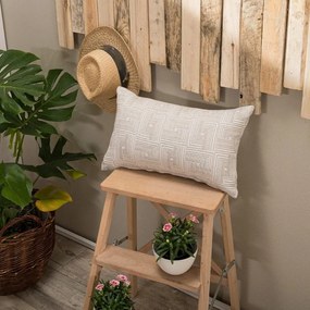 Μαξιλαροθήκη Διακοσμητική Messina 02 Beige Teoran 30X50 Cotton-Polyester