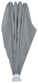 vidaXL Σκίαστρο Βεράντας Πλαϊνό Πτυσσόμενο Γκρι 160 εκ.