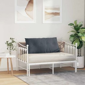 vidaXL Μαξιλάρι Πλάτης Σκούρο Γκρι 100 x 50 x 19 cm