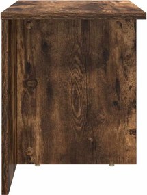vidaXL End Table Καπνιστό Δρύς 37 x 32 x 40 εκ Επεξεργασμένο ξύλο