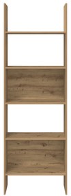 vidaXL Βιβλιοθήκη artisan δρυς 60 x 35 x 180 εκατοστά