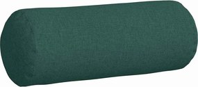 vidaXL Μαξιλάρια Στήριγμα 2 pcs Σκούρο Πράσινο Ø 25 x 70 cm ύφασμα