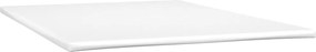 vidaXL Κρεβάτι Boxspring με Στρώμα Κρεμ 140x190εκ. από Συνθετικό Δέρμα