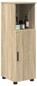 vidaXL Ντουλάπι Μπάνιου Sonoma Δρυς 30 x 35 x 95 εκ Επεξεργασμένο ξύλο