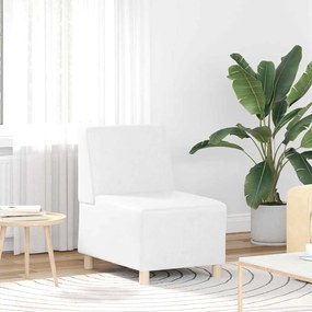 vidaXL Μοναδικός Καναπές χωρίς Χερούλια Λευκό 55 x 74 x 82 εκ.