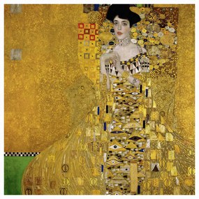 Εκτύπωση έργου τέχνης Portrait of Adele Bloch-Bauer (Gold Portrait) - Gustav Klimt, (40 x 40 cm)