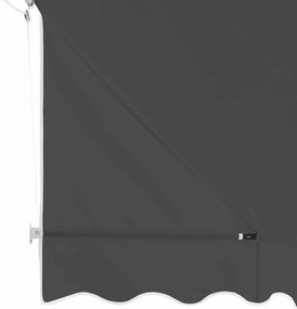 vidaXL Αντιανεμικό Γκρι 300 cm ύφασμα