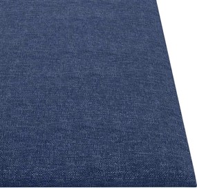 vidaXL Κεφαλάρι Τοίχου 12 pcs 30 x 30 cm Μπλε ύφασμα