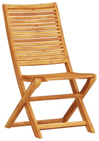 vidaXL 3 Piece Folding Bistro Set Solid Wood Acacia