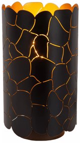 Φωτιστικό Επιτραπέζιο Lucide 21534-15-30 ALMELO Μαύρο Ματ (Black Mat)|Χρυσό Χρώμα (Gold Coloured)