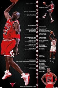 Αφίσα Michael Jordan - Timeline, (56.8 x 86.4 cm)