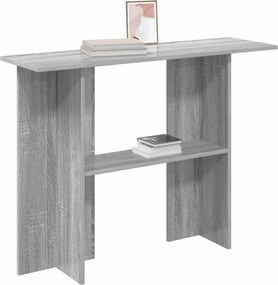 vidaXL Τραπέζι κονσόλας Γκρι Sonoma 100 x 30 x 75 εκ