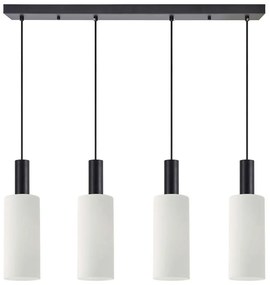 Φωτιστικό Οροφής - Ράγα Adept Tube 77-8567 85x12x300cm 4xE27 60W Black-White Homelighting