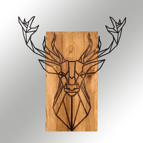 Decorative Wooden Wall Accessory Deer Black
Walnut