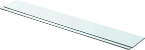 vidaXL Ράφια Πάνελ 2 τεμ. Διάφανα 90 x 12 εκ. Γυάλινα
