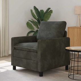 vidaXL Καναπές Ανθρακί 76 x 81 x 87,5 εκ Πολυεστέρας
