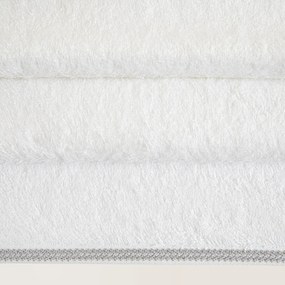 Stewehome Πετσέτα χεριών από μπαμπού Λευκό 45x45 cm