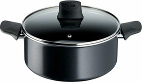 Τηγάνι Tefal FORCE BLACK 24C Μαύρο Αλουμίνιο