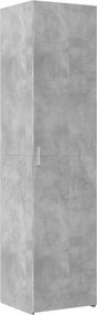 vidaXL Ντουλάπι Γκρι Σκυροδέματος 45x42,5x185 εκ. Επεξεργασμένο Ξύλο