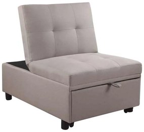 Καρέκλα Κρεβάτι IMOLA Ύφασμα Cappuccino 75x106x90 / Κρεβάτι75x172x44cm