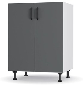 Modest Κάτω Ντουλάπι Ανθρακί 60x48x82cm - L6082M03