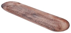 Διακοσμητική Πιατέλα 00.07.72049 62x17,5x2,5cm Copper Μέταλλο