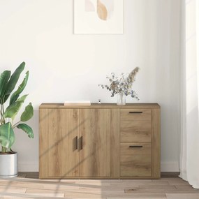 vidaXL Πλαϊνό γραφείο Artisan Oak 100 x 33 x 59.5 εκ.