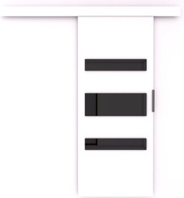 Συρόμενη πόρτα Lenses-Leuko-Μήκος: 106 εκ.