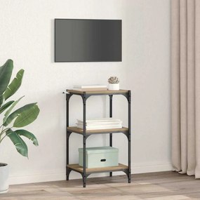 vidaXL Βιβλιοθήκη artisan δρυς 40 x 33 x 70.5 εκ. Επεξεργασμένο ξύλο
