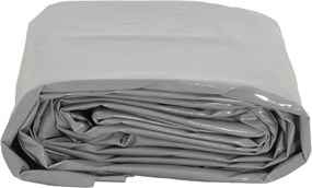vidaXL Μουσαμάς Γκρι 1,5 x 2,5 μ. 650 γρ./μ²