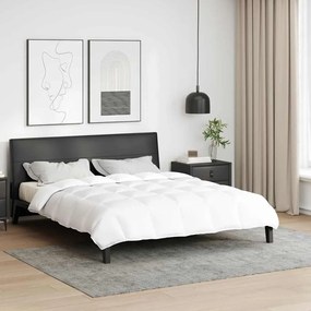 vidaXL Κουβέρτια & Κουβέρτες Λευκό 240 x 200 cm Πούπουλο