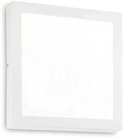 Πλαφονιέρα Universal Square 138657 30x30x4cm 25W 3000K White Ideal Lux