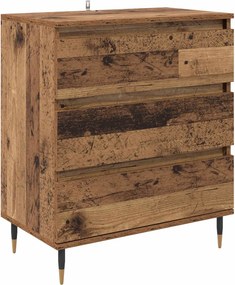 vidaXL Πλαϊνό γραφείο Παλιό Ξύλο 60 x 35 x 70 cm Επεξεργασμένο ξύλο