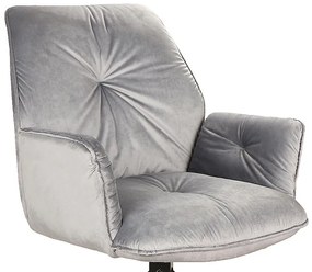 CHAIR BOOGIE II VELVET BLACK FRAME / ΓΚΡΙ ΜΠΛΟΥΒΕΛ 14 DIOMMI BOOGIEIIVCSZ