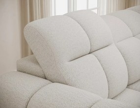 Γωνιακός καναπές Comfora-Λευκό-Δεξιά