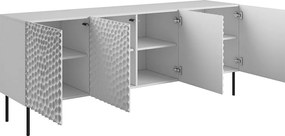 Μπουφές Holes 4CB-Leuko-Mauro - 190.00Χ41.00Χ75.00cm