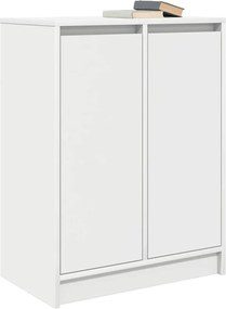 vidaXL Παπουτσοθήκη Λευκή 57x34x76 εκ. από Επεξεργασμένο Ξύλο