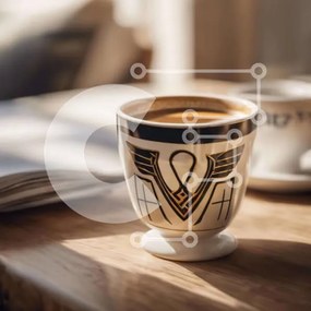 Intra Συλλεκτικό Ξύλινο Παζλ Plywood  4mm - Cozy Coffee Moment Σε Ξύλινο Κουτί - Διαστάσεις: 10x10 cm – 25 κομμάτια