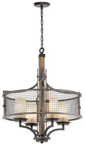 Κρεμαστό Φωτιστικό Οροφής 4xE14 Καφέ Ahrendale KL-AHRENDALE4 Elstead Lighting-KL-AHRENDALE4-Καφέ KL-AHRENDALE4