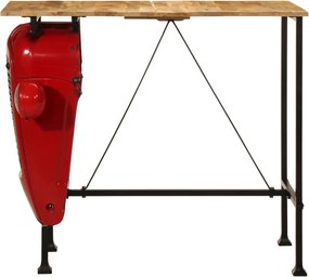 vidaXL Σετ Μπαρ 5 Τεμαχίων από Μασίφ Ξύλο Μάνγκο