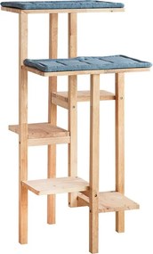 Γατόδεντρο Nextdeco Natural μασίφ ξύλο Υ113,5x54x60εκ.