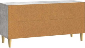 vidaXL Ντουλάπι TV 102 x 34,5 x 50 cm Γκρι Σκυροδέματος
