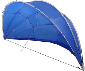 vidaXL Θόλος πισίνας 592 x 590 x 275 εκ. Αζούρ Μπλε